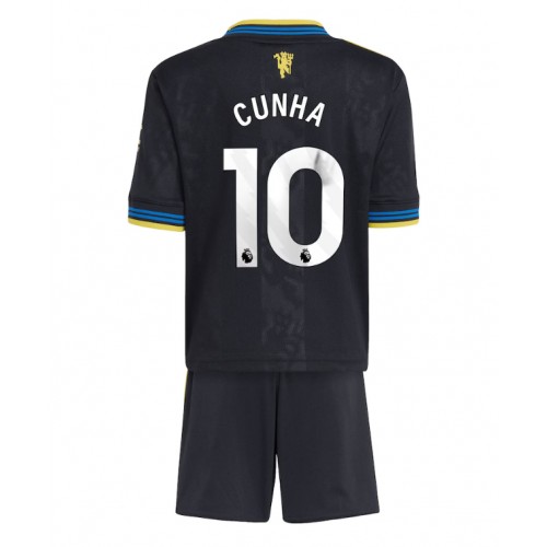 Manchester United Matheus Cunha #10 Replika Tredje Tröja Barn 2025-26 Kortärmad (+ Korta byxor) Manchester United Matheus Cunha #10 Replika Tredje Tröja Barn 2025-26 Kortärmad (+ Korta byxor)
